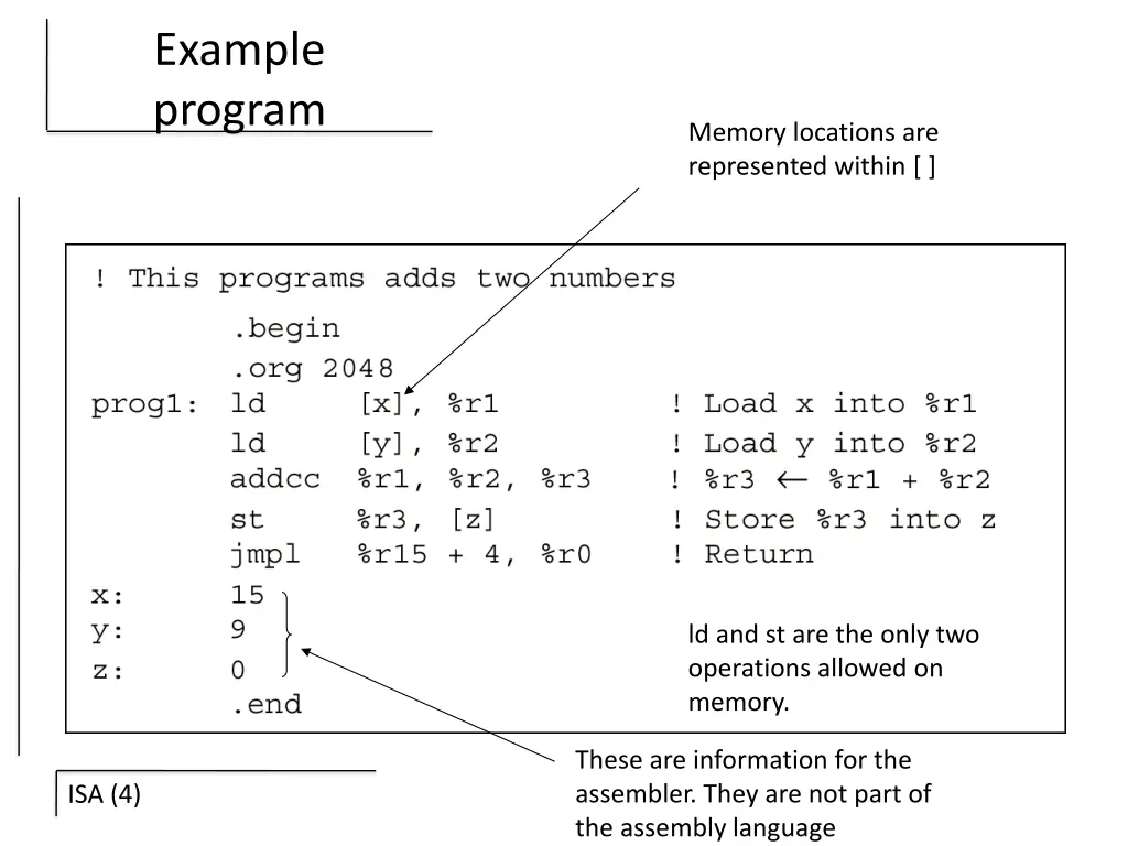 example program