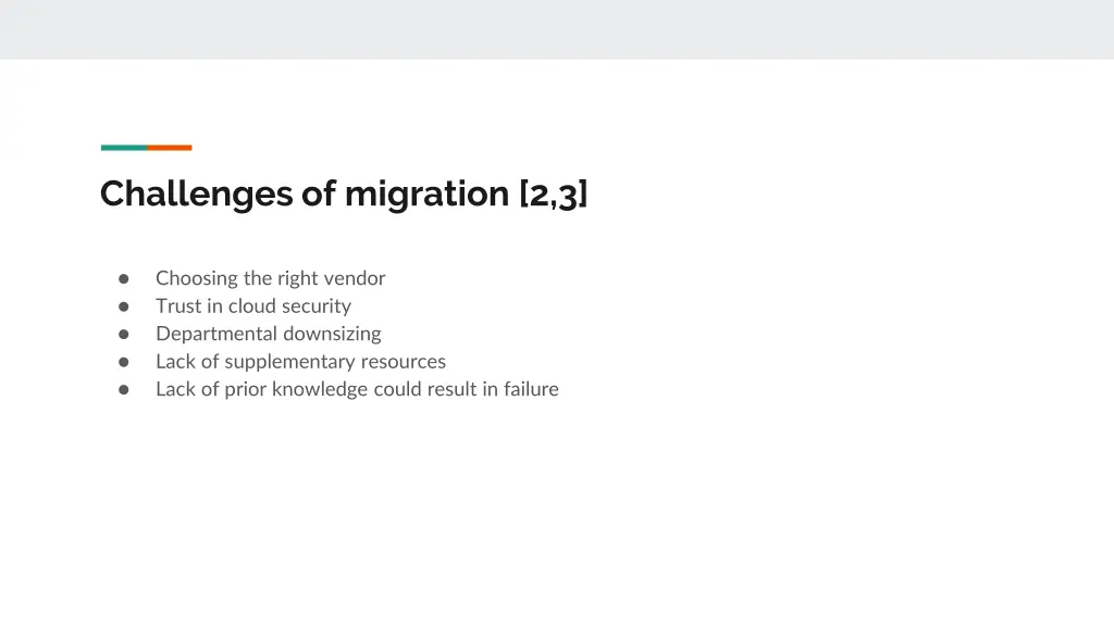 challenges of migration 2 3