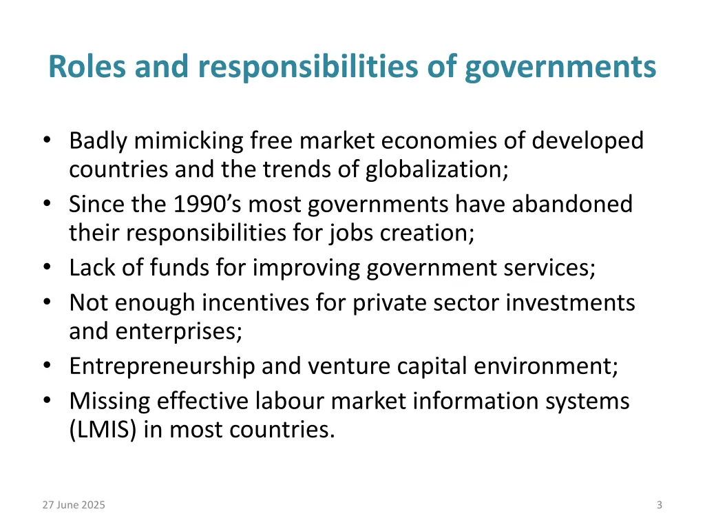 roles and responsibilities of governments