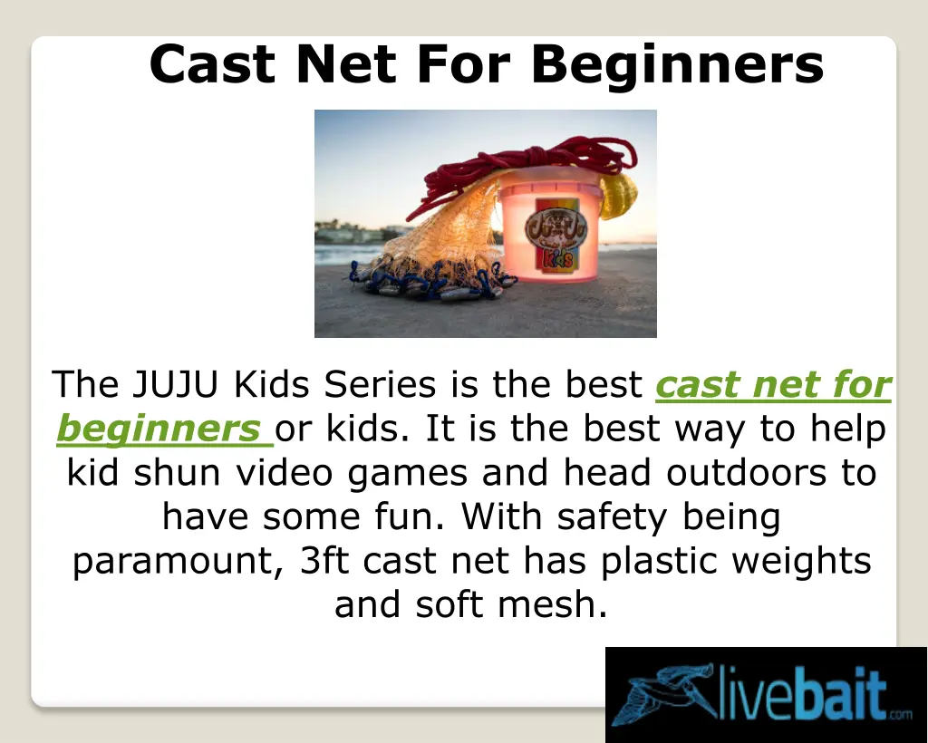 cast net for beginners