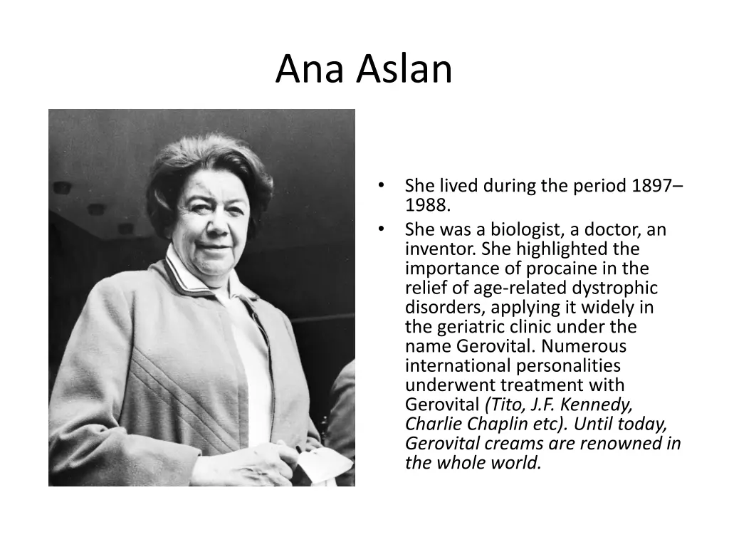 ana aslan