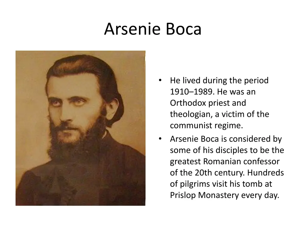 arsenie boca