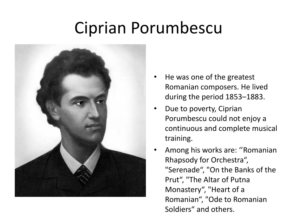 ciprian porumbescu