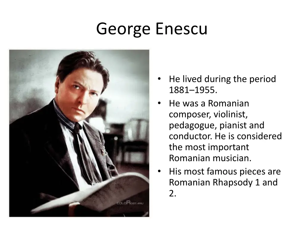 george enescu