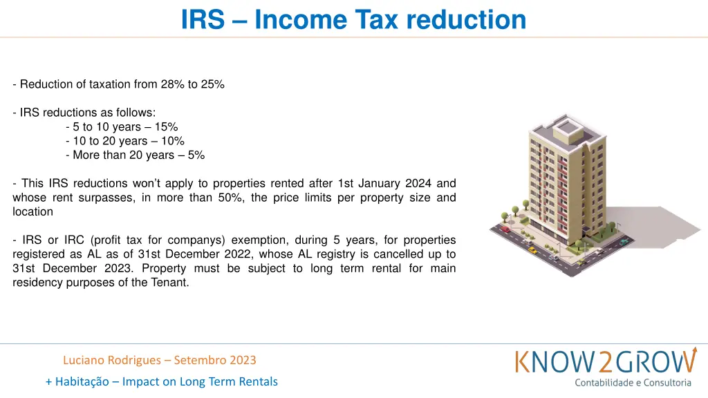 irs income tax reduction