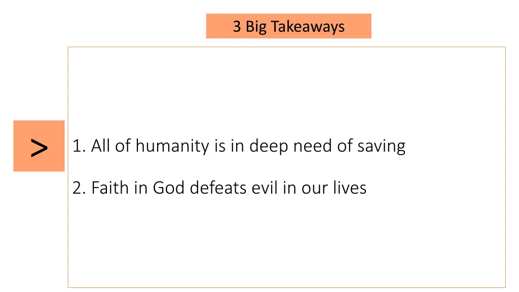 3 big takeaways 1