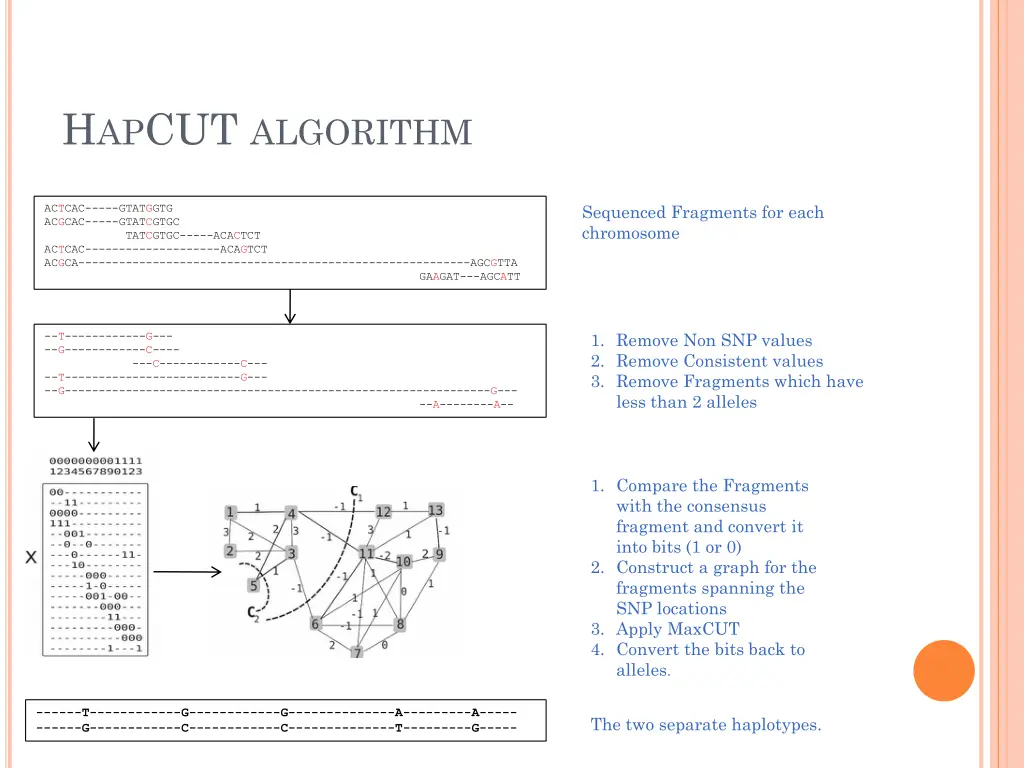 h ap cut algorithm