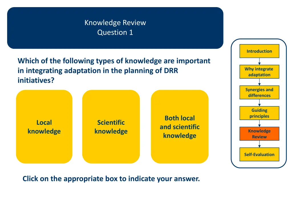 knowledge review question 1