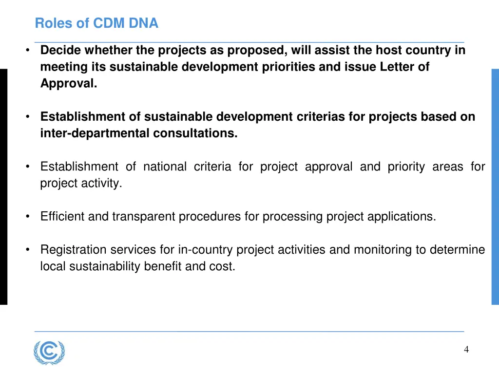 roles of cdm dna