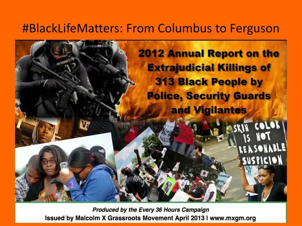 blacklifematters from columbus to ferguson