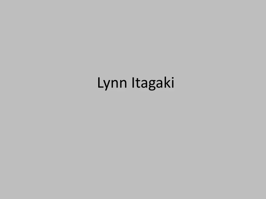 lynn itagaki