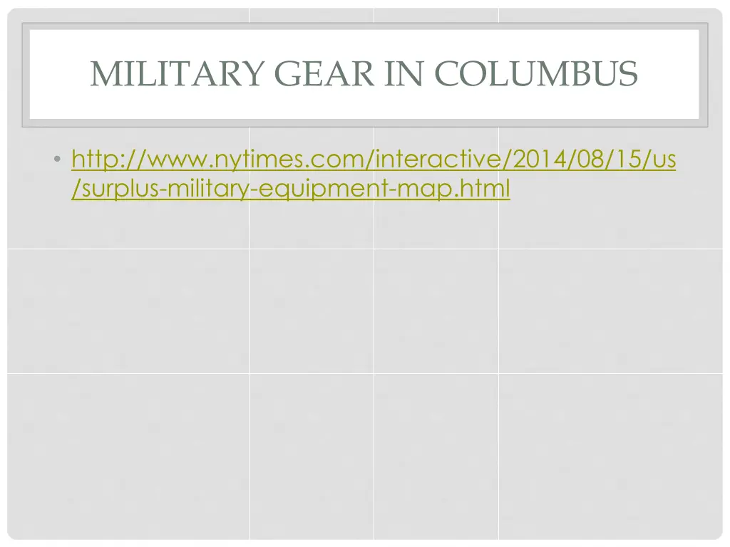 military gear in columbus