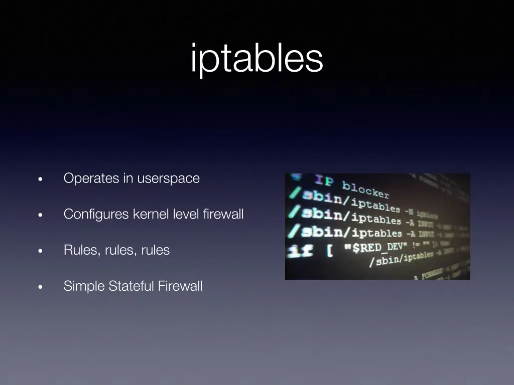 iptables