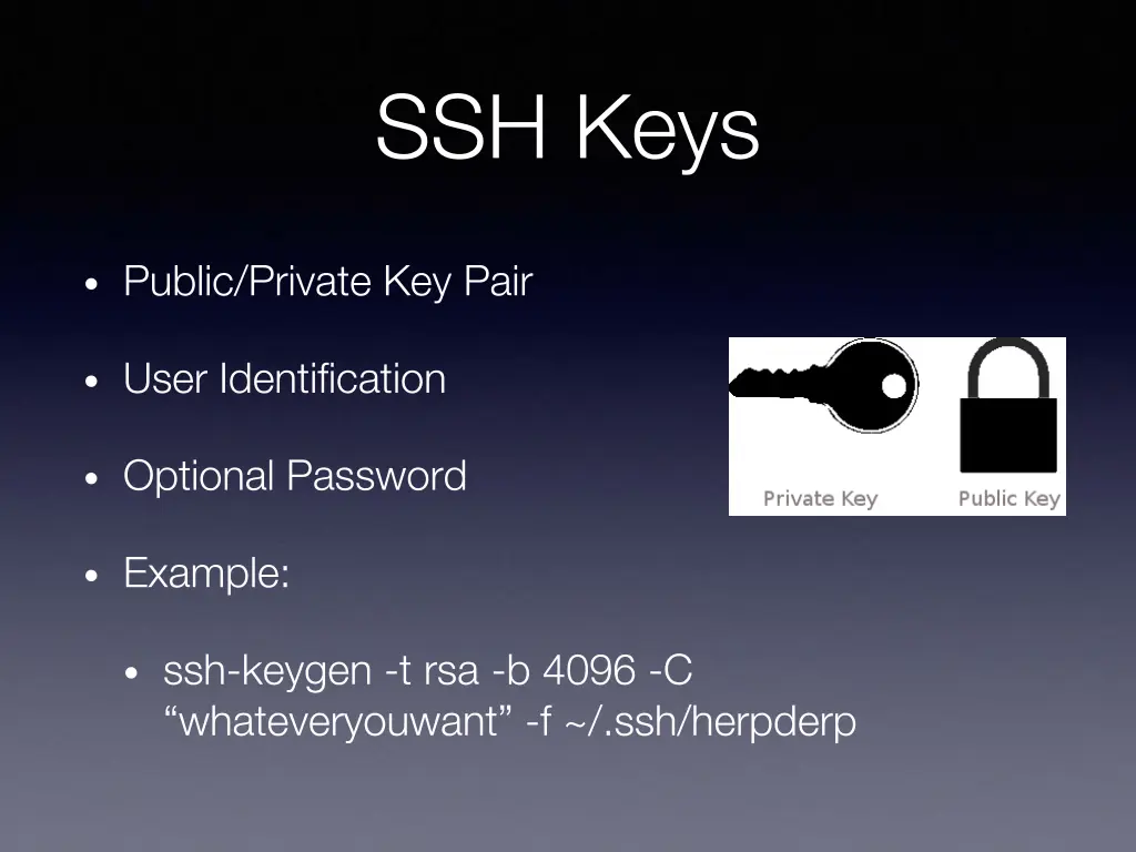 ssh keys