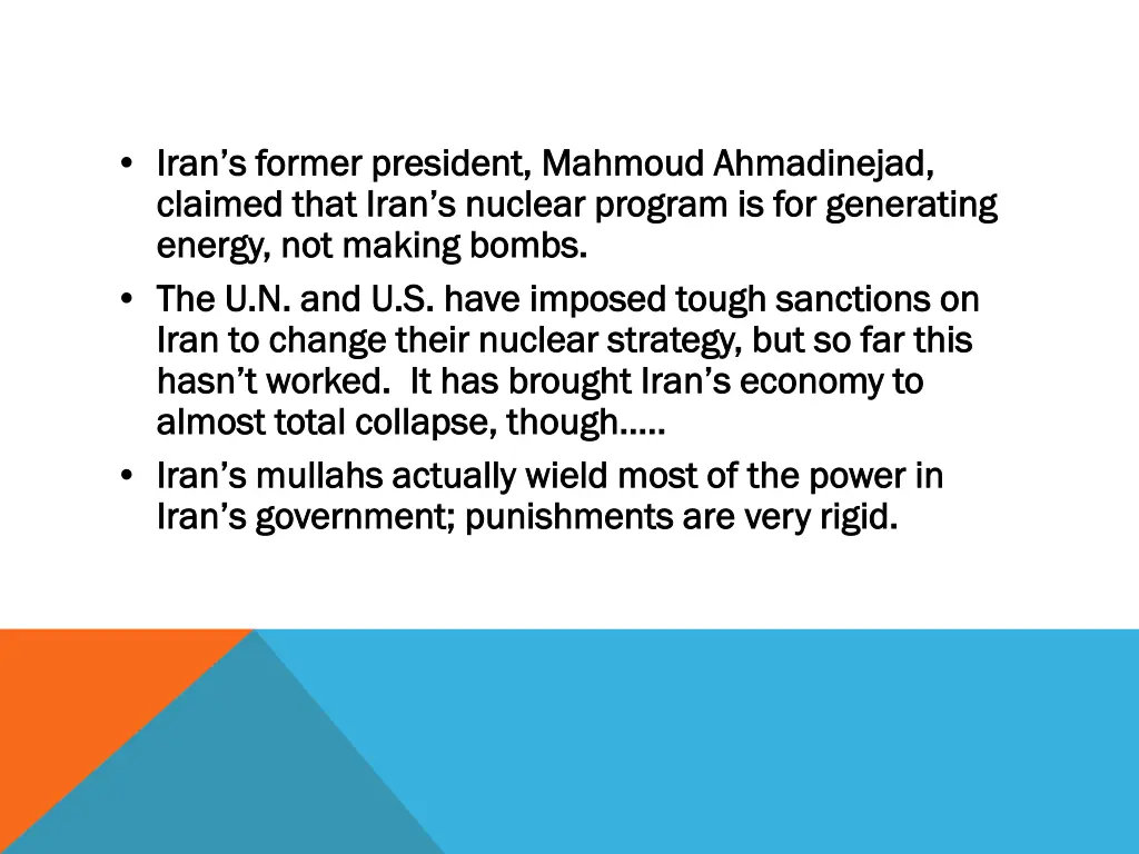 iran s former president mahmoud ahmadinejad iran