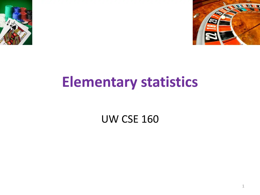 elementary statistics
