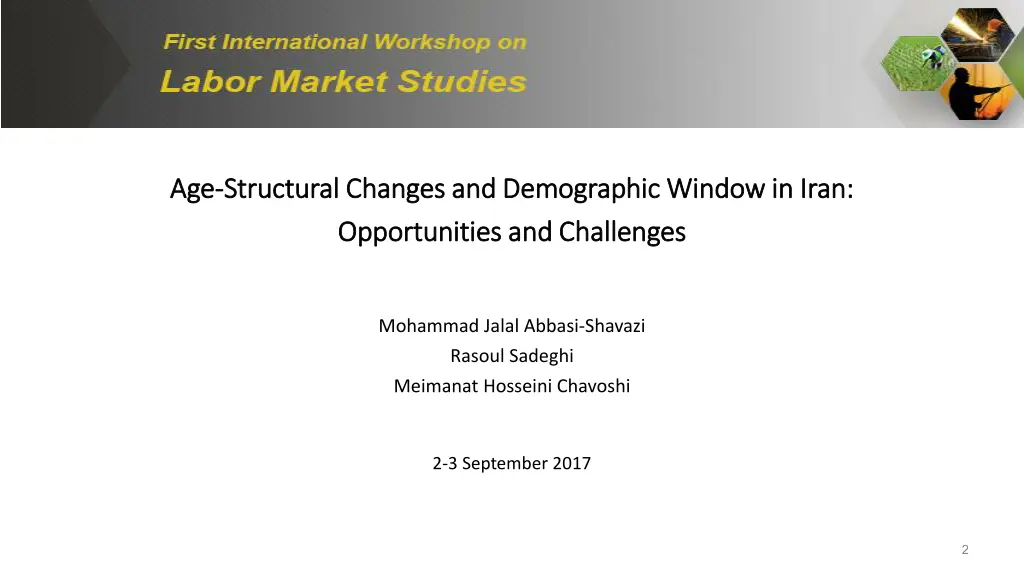 age age structural changes and demographic window