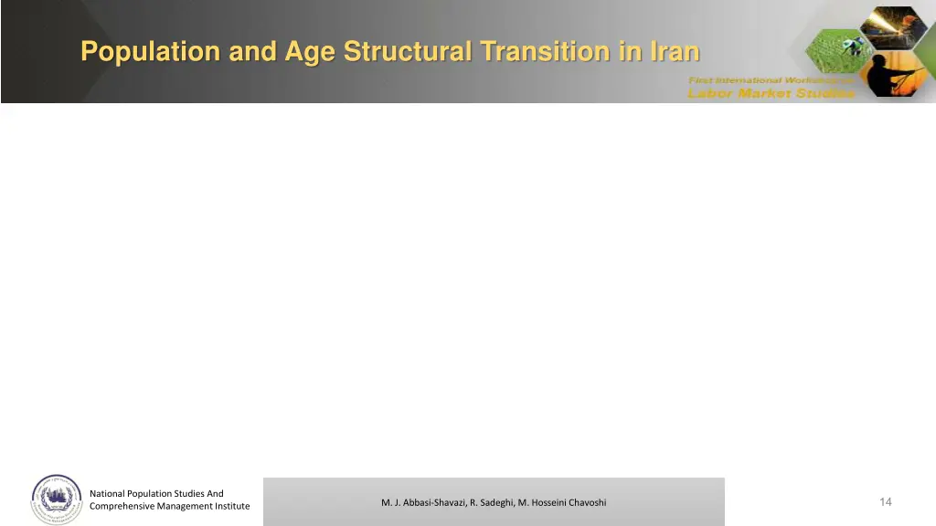 population and age structural transition in iran