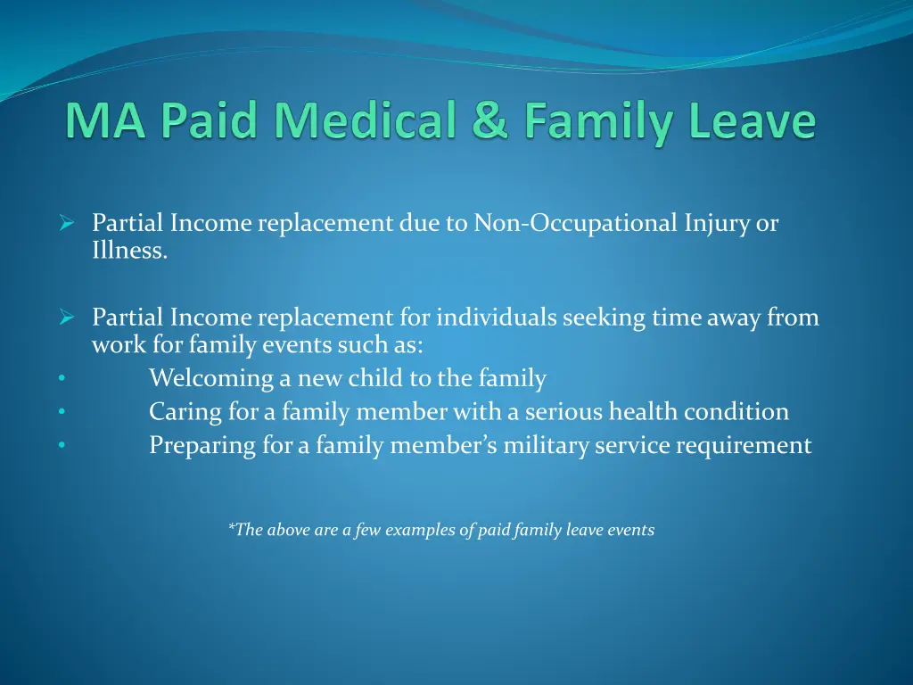 partial income replacement