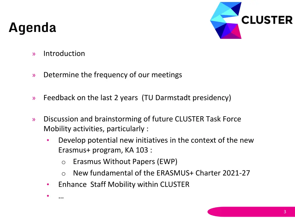 agenda