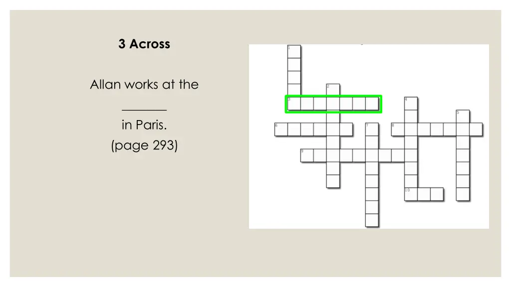 3 across