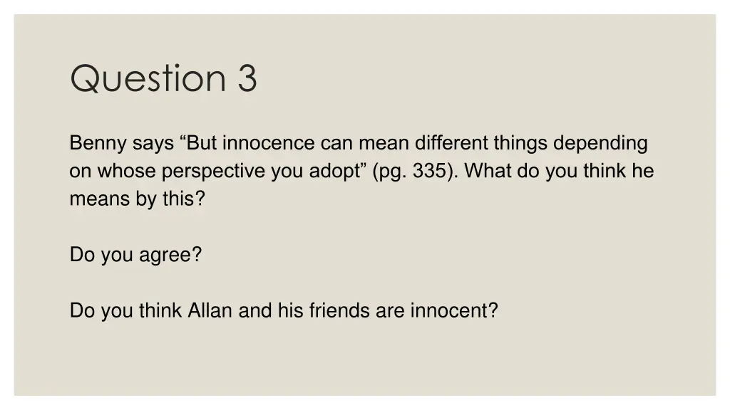 question 3