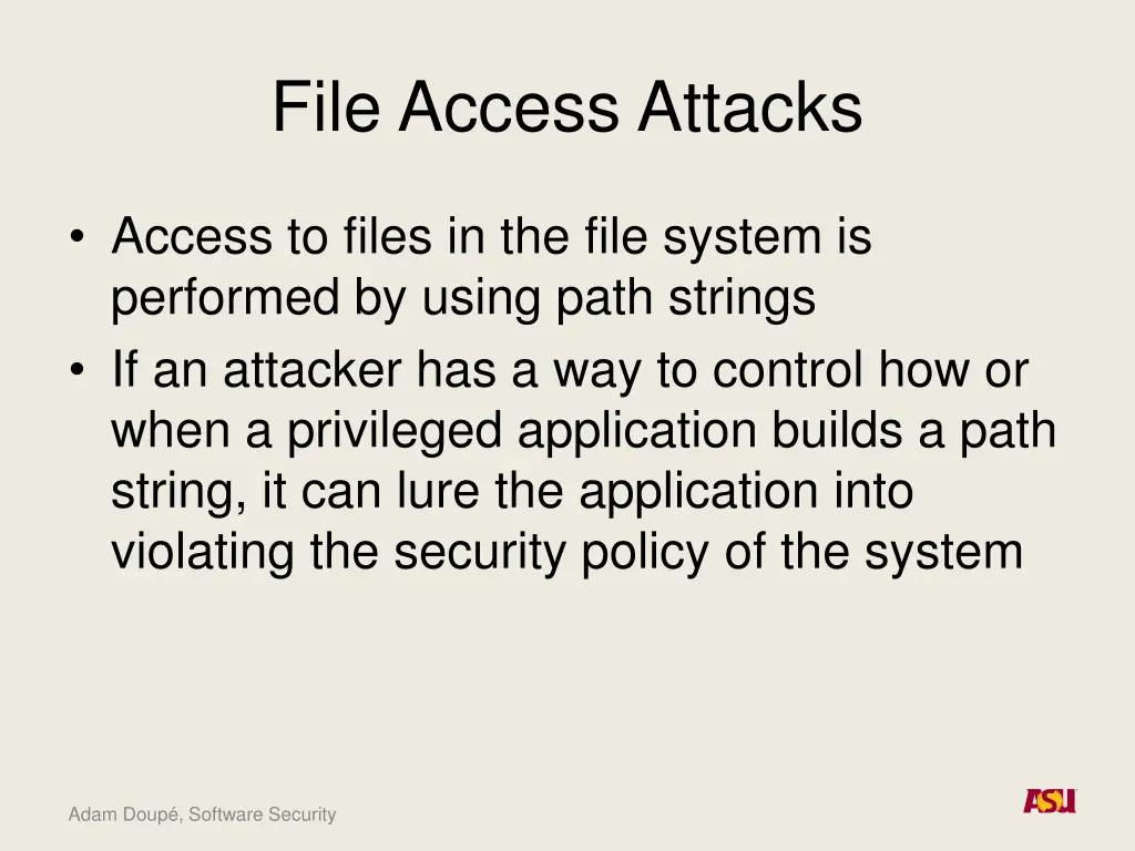 file access attacks
