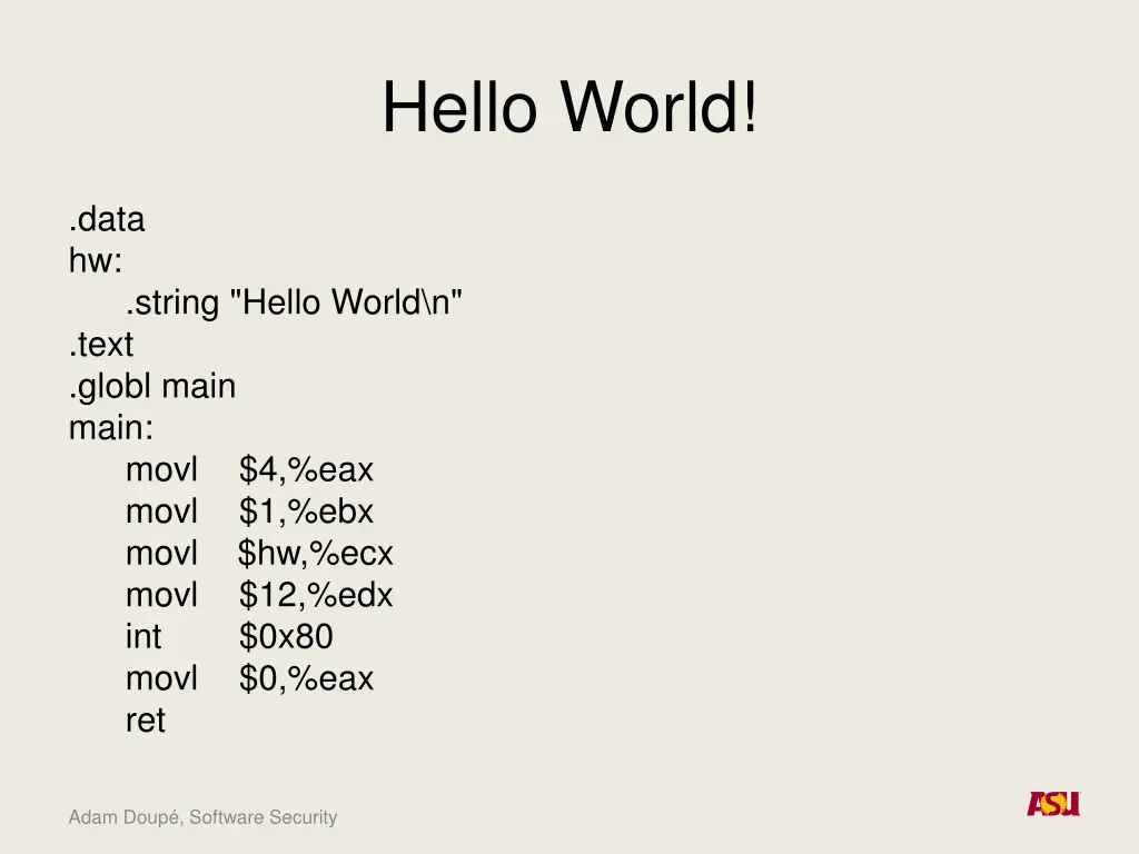 hello world