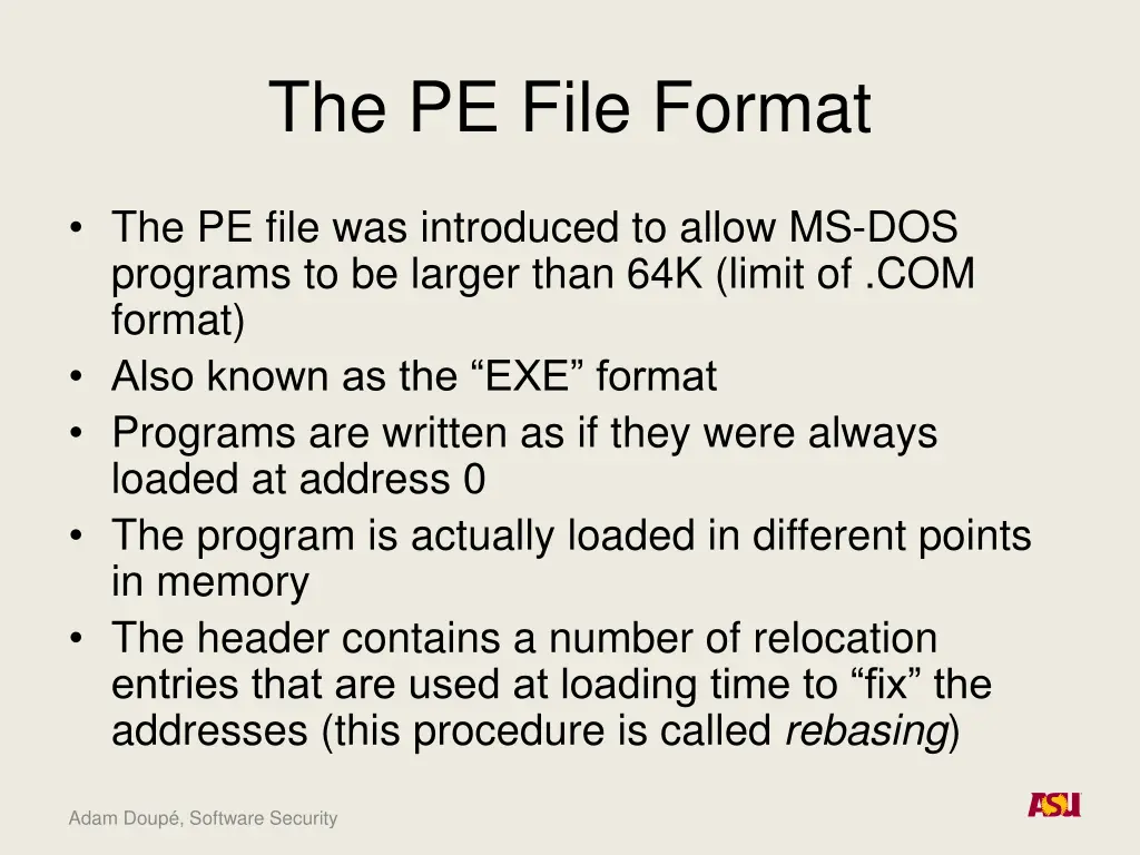 the pe file format