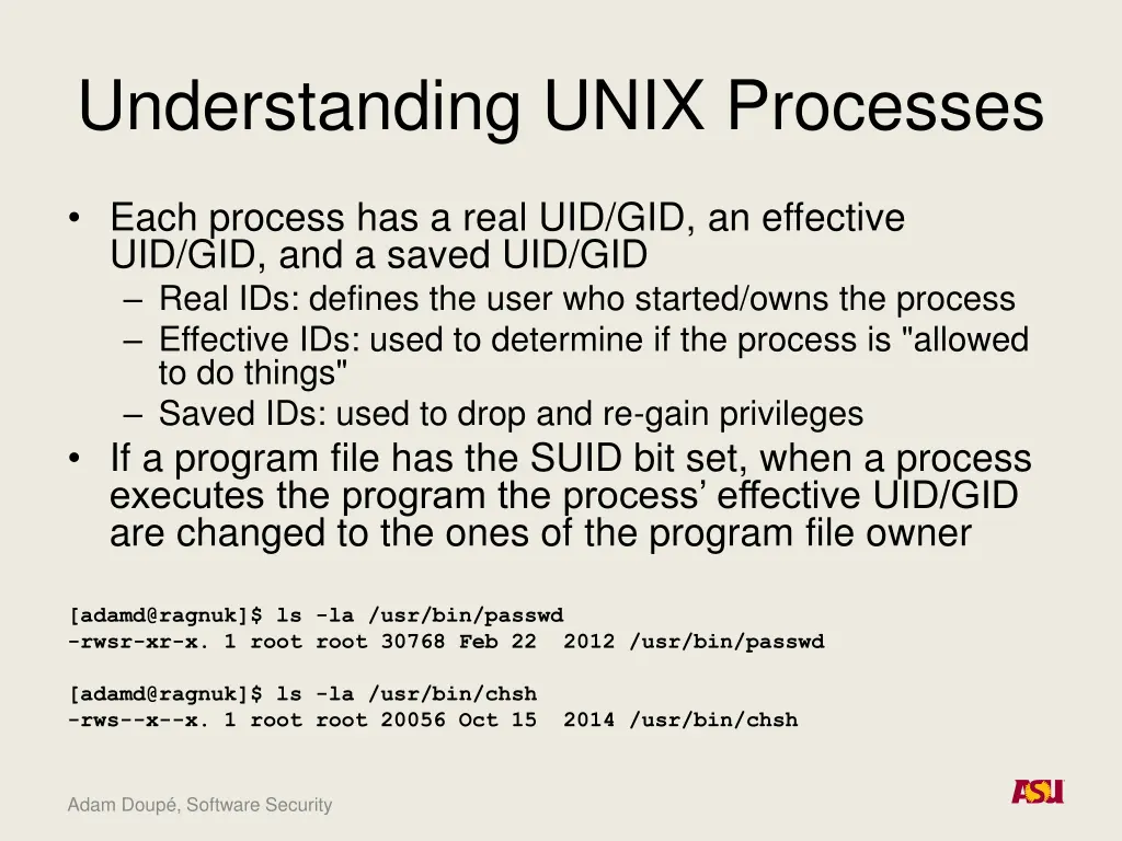 understanding unix processes