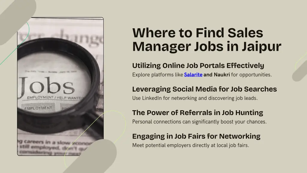 where to find sales manager jobs in jaipur