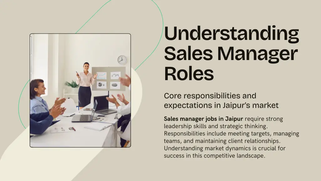understanding sales manager roles