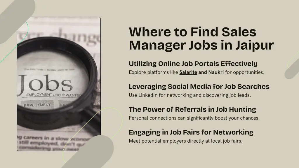 where to find sales manager jobs in jaipur