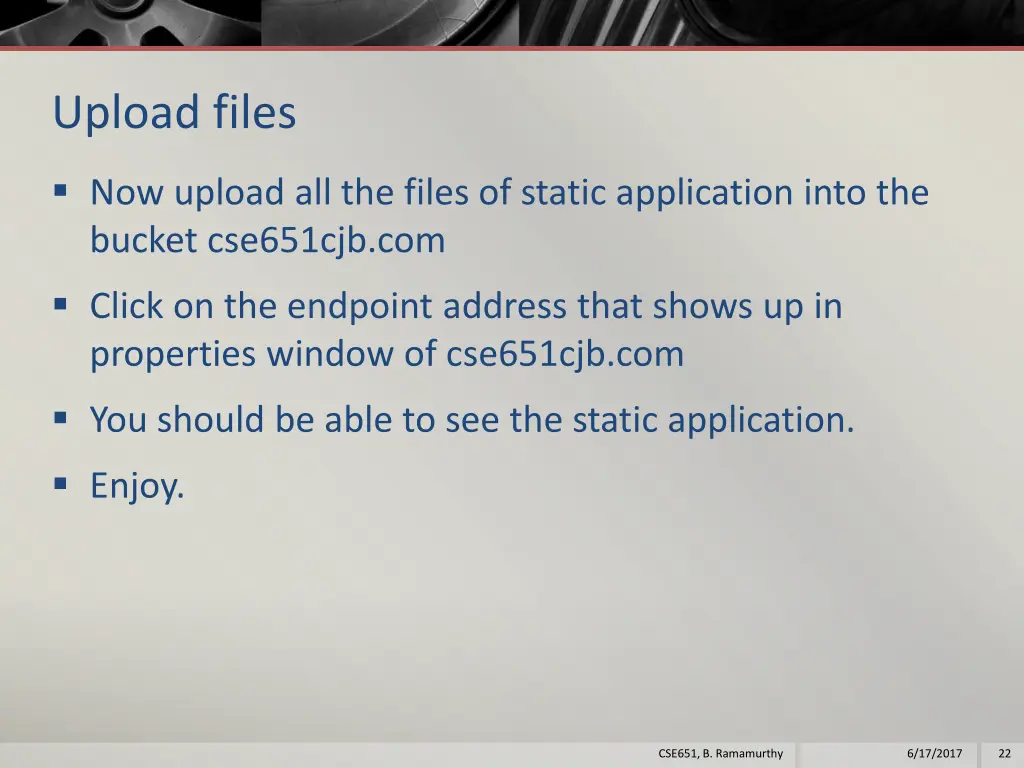 upload files