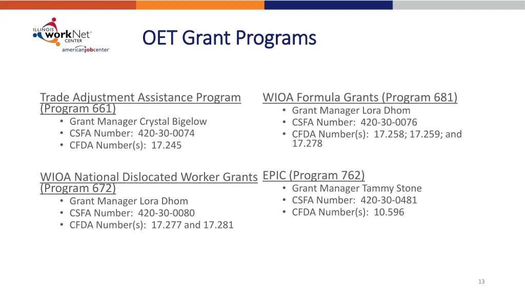 oet grant programs oet grant programs 2