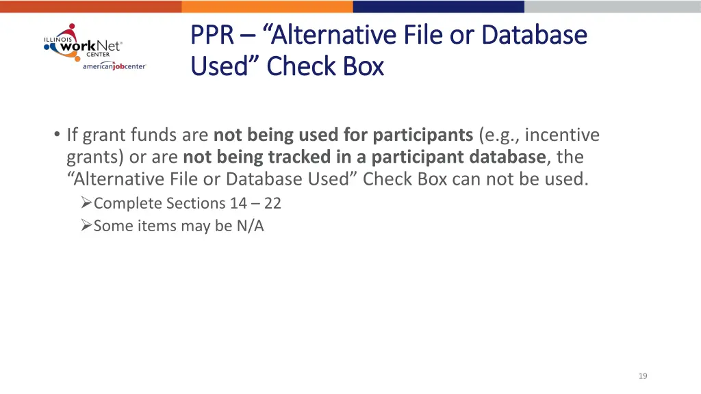 ppr ppr alternative file or database alternative 1