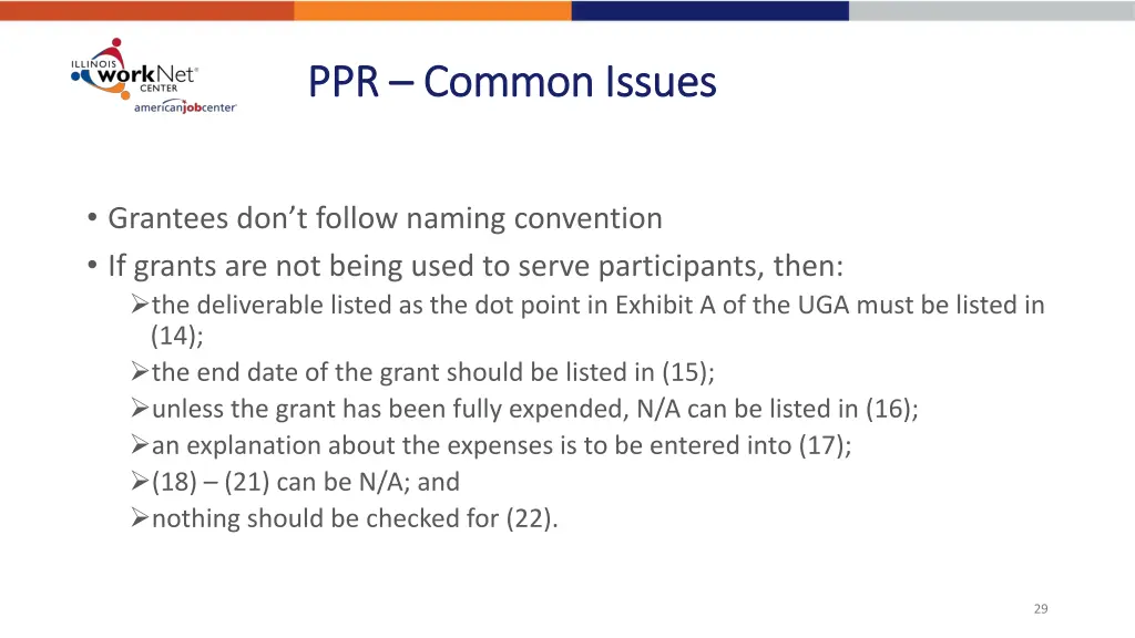 ppr ppr common issues common issues