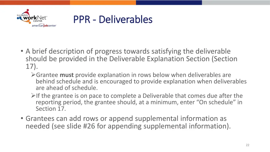 ppr ppr deliverables deliverables 1