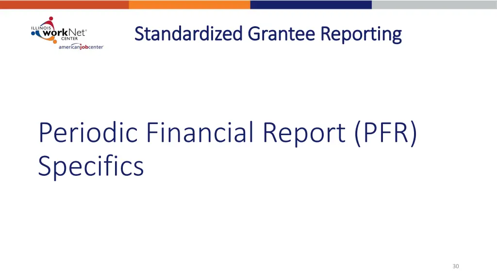 standardized grantee reporting standardized 2