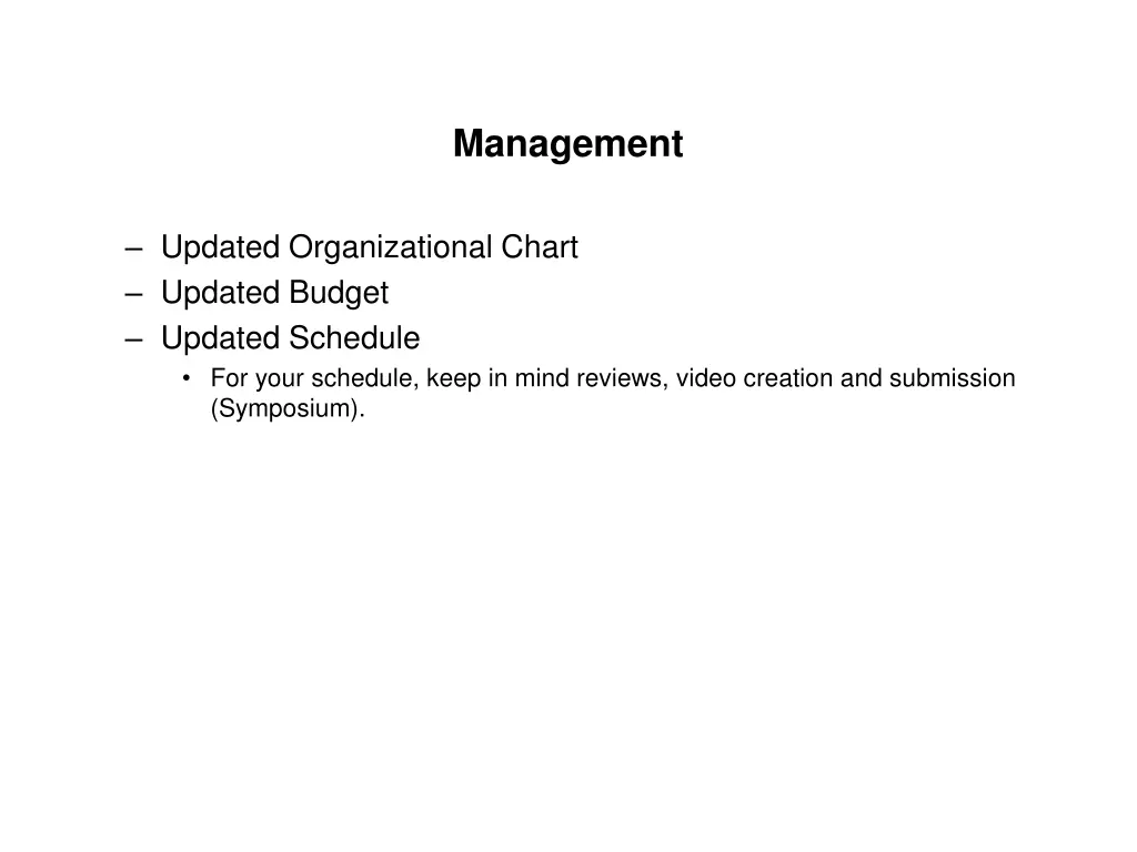 management
