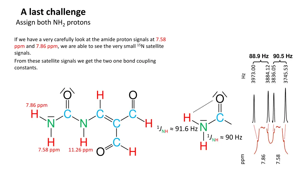 a last challenge assign both nh 2 protons 2