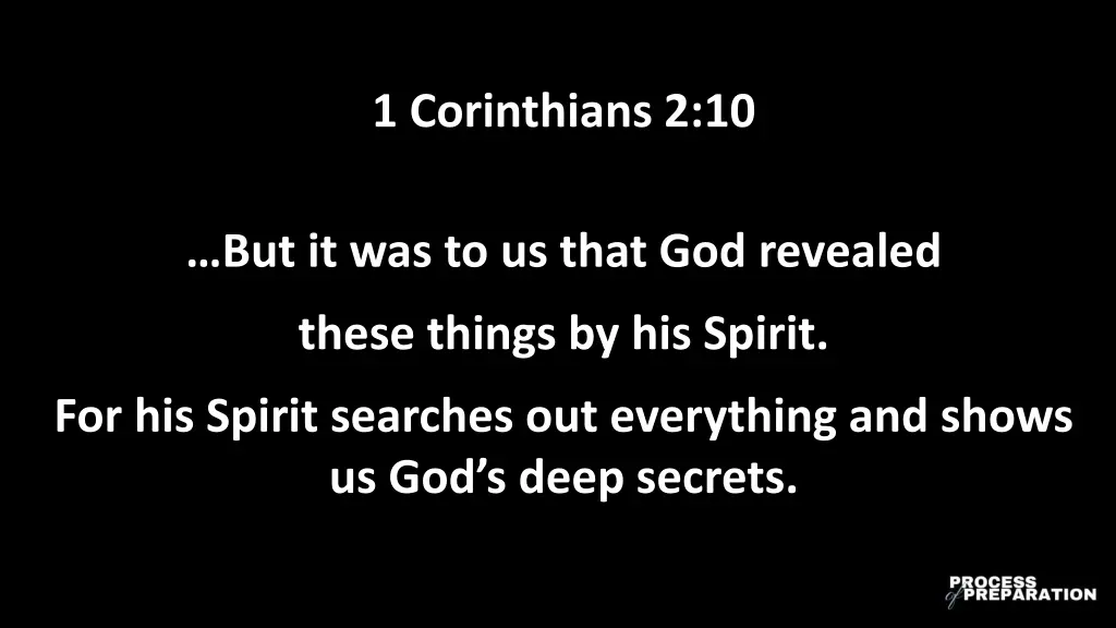 1 corinthians 2 10