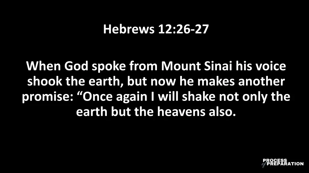 hebrews 12 26 27