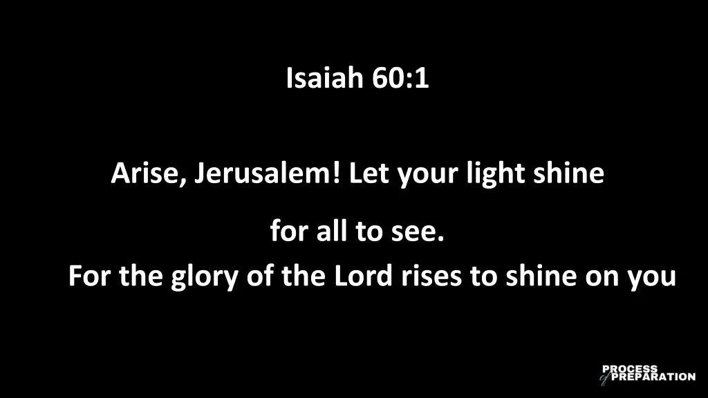 isaiah 60 1