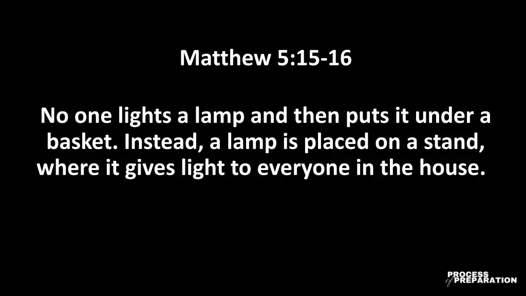 matthew 5 15 16