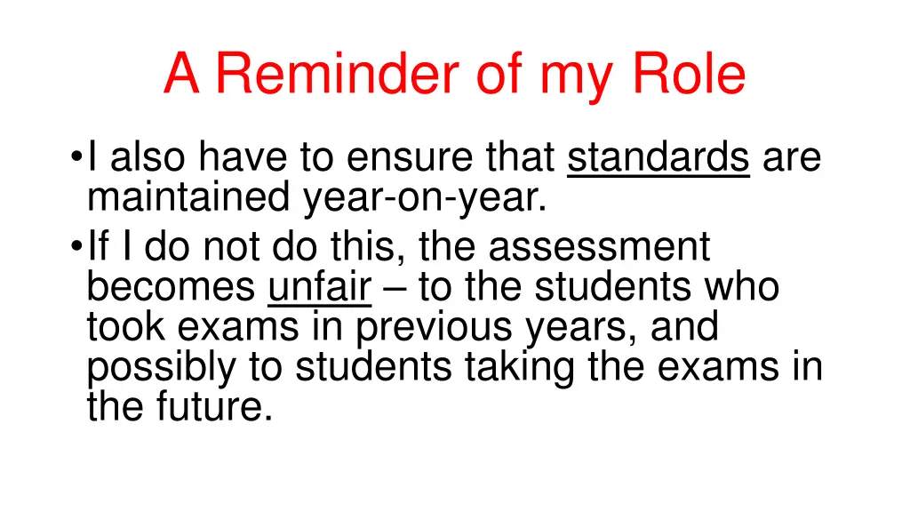 a reminder of my role 2