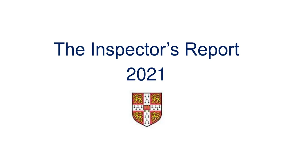 the inspector s report 2021