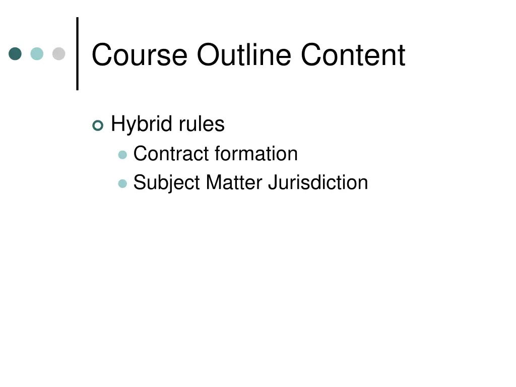course outline content 10