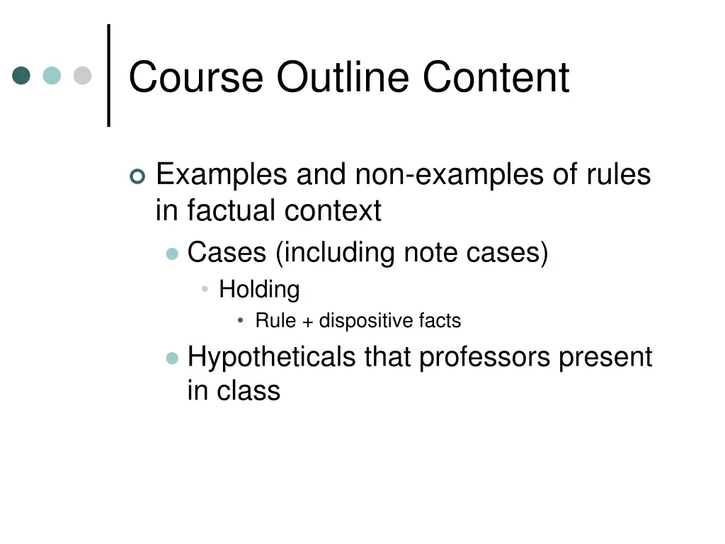 course outline content 13