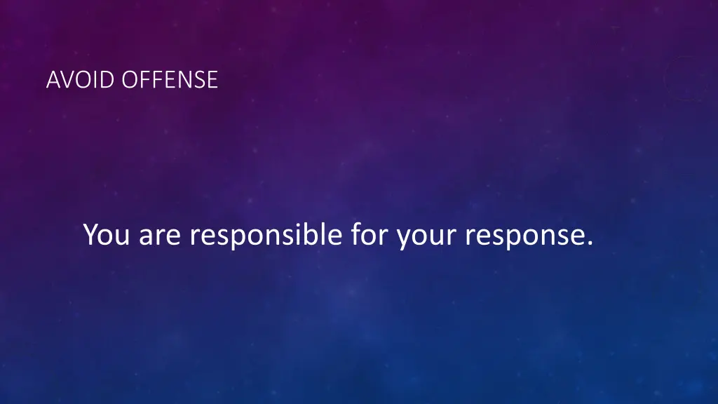 avoid offense 4